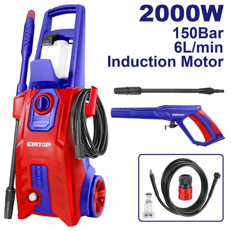 Aparat de spălat cu presiune 150bar, 2000W