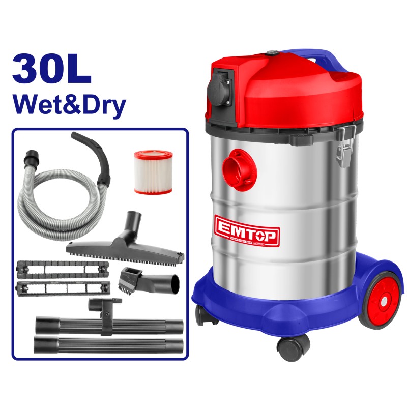 Aspirator umed și uscat 30L, 1400W