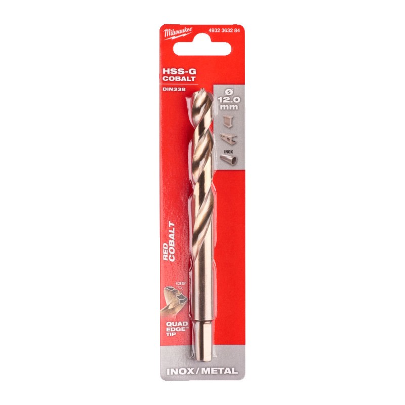 Burghiu pentru metal HSS Cobalt, DIN338, Ø12.0mm (4932363284)