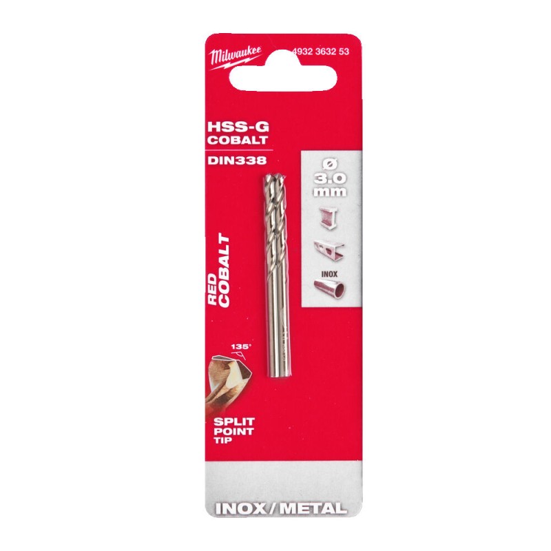 Burghiu pentru metal HSS Cobalt, DIN338, Ø3.0mm (4932363253)