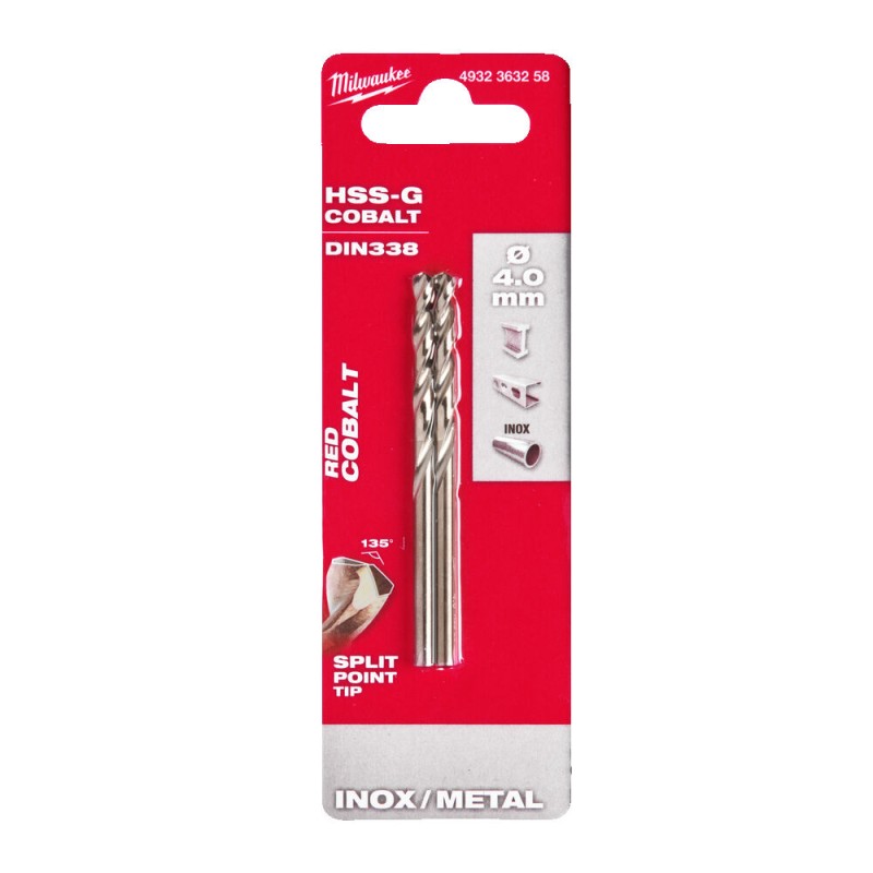 Burghiu pentru metal HSS Cobalt, DIN338, Ø4.0mm (4932363258)