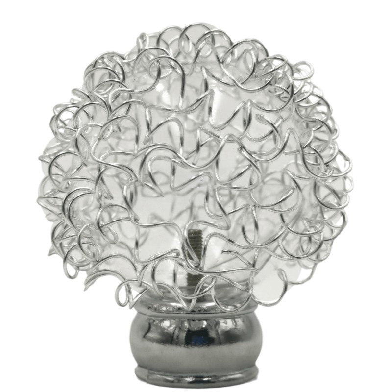 Set 2 capete galerie - model SFERA crom, 19 mm