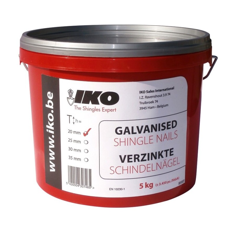 Cuie sindrile bituminoase IKO, 20 mm - 5kg