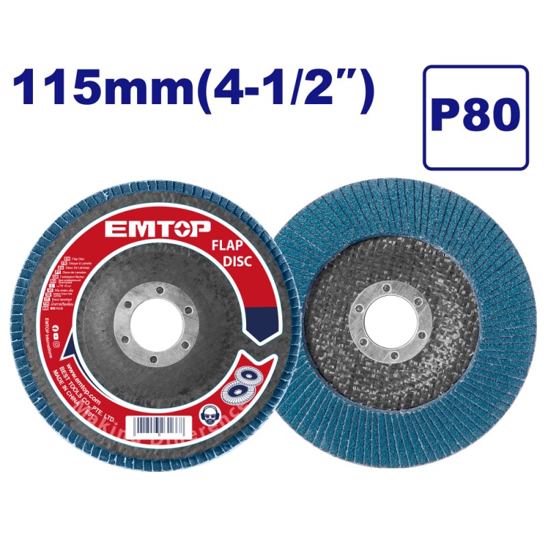 Disc abraziv cu lame de zirconiu 115mm, P80
