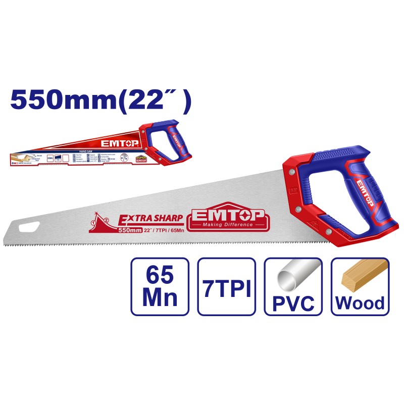 Fierăstrău manual, 550mm