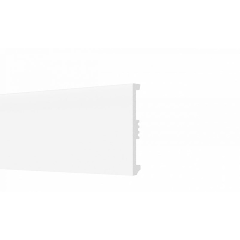 Plinta Duro Polimer STIQ XL ALB 2.2 m STX110