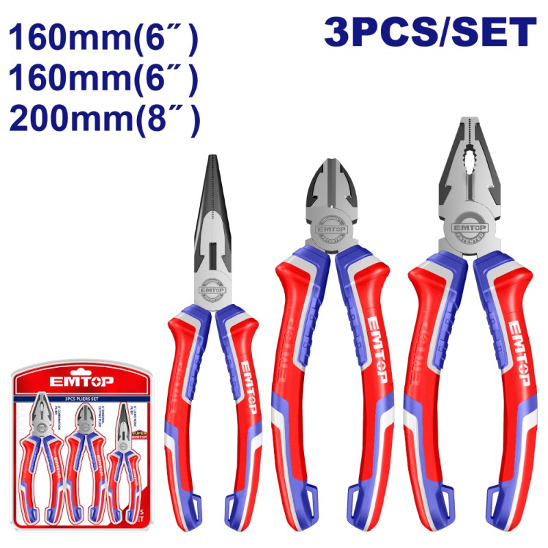 Set de 3 bucați de clesti