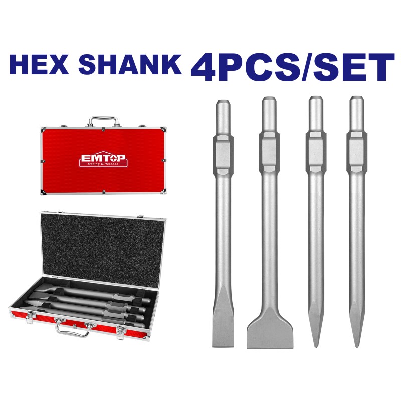 Set de 4 dălți HEX