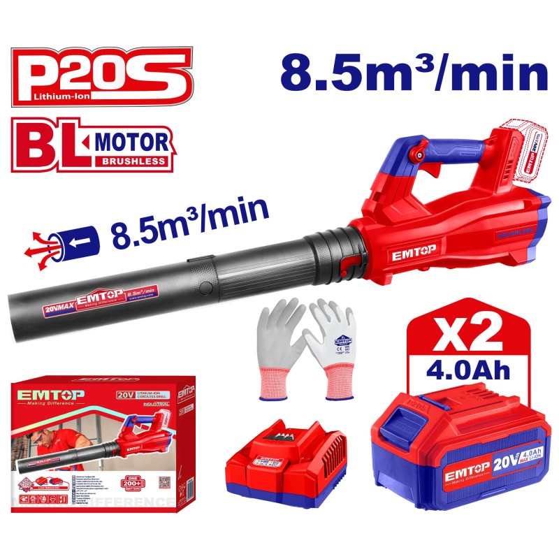 Suflantă pe acumulator, 20V