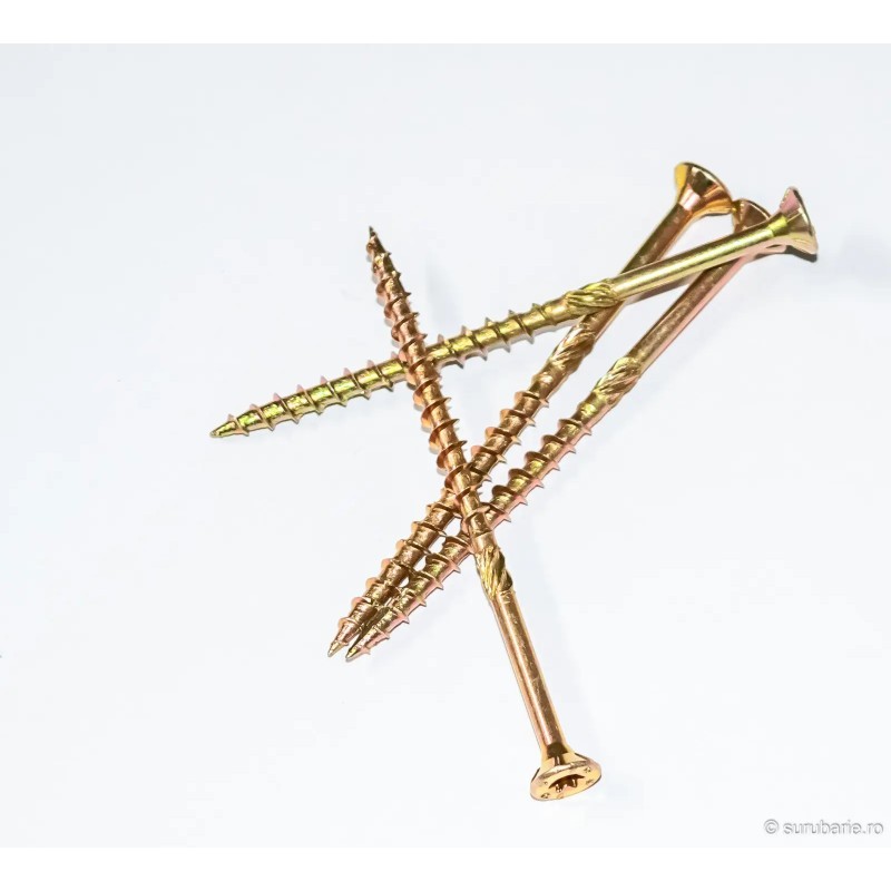 Suruburi pentru lemn si pvc, UC, 6.0x 60 mm - 250 bucati/cutie  