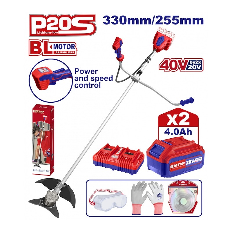 Trimmer electric pe acumulator, 40V